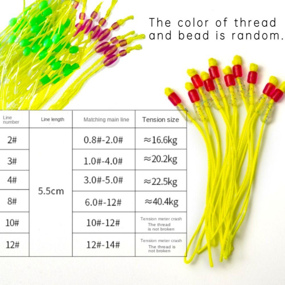 50 шт. Улучшить тянуть нахлыст петли соединители PE нахлыст петли соединители основная леска 12#